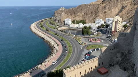 Muscat Oman coastal road tourism
